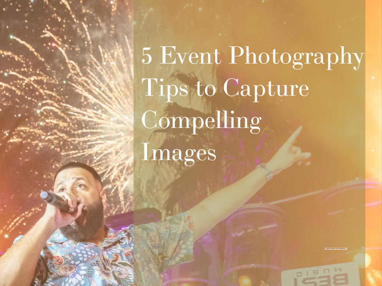 event photography tips